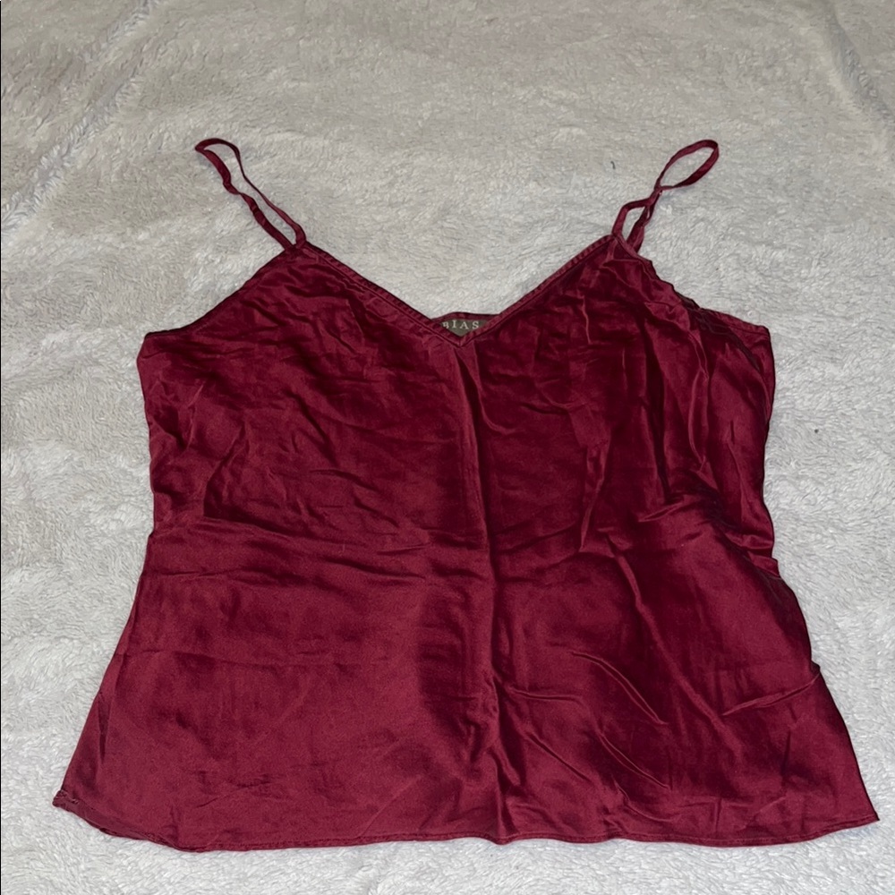 Tobias silk tank top